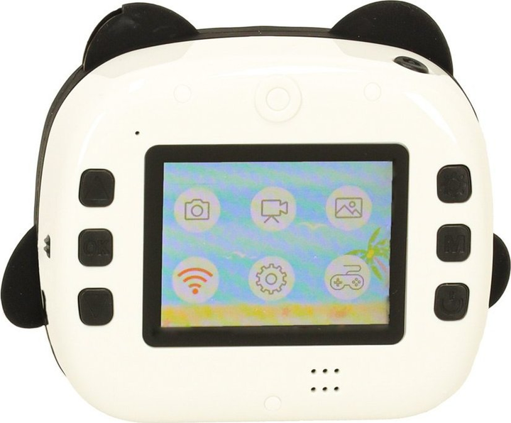 Миттєва камера дитяча KIK Термопринтер, карта 32 ГБ 1080p Панда (5903039753419) - зображення 8