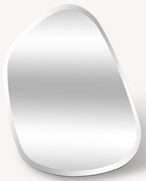 Декоративне дзеркало підвісне Atmosphera AIDEN незвичайна форма 60 x 58 см Біле (3560232804892) - зображення 4