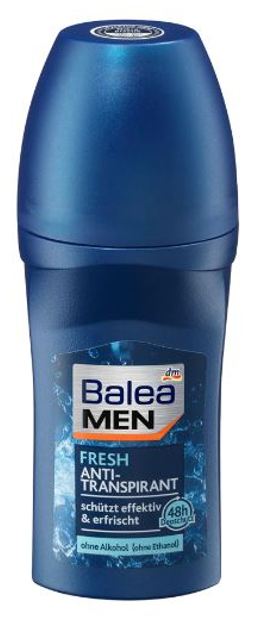 Шариковый дезодорант Balea Men освежающий Deo Roll-On Fresh, 50 мл - Фото 4 Шариковый дезодорант Balea Men освежающий Deo Roll-On Fresh, 50 мл - изображение 4