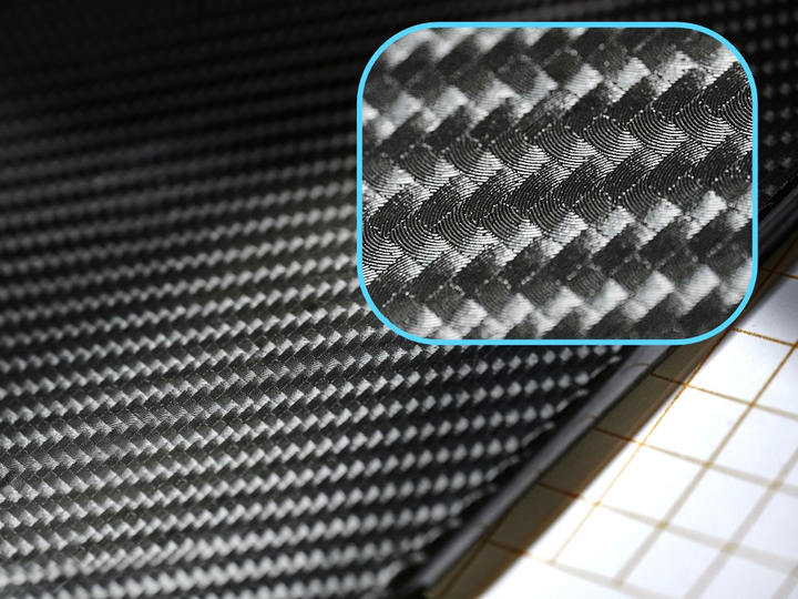 Плівка Ikonka carbon 5D 1.52 x 18 м Чорна (5903039707016) - зображення 5