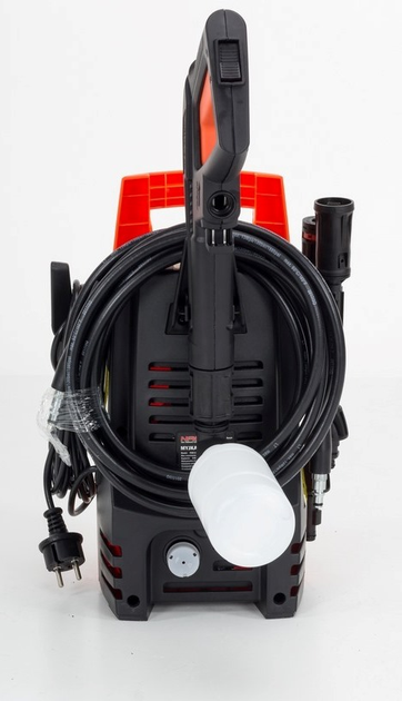 Мийка високого тиску Nac 70 бар 1200 Вт 390 л/г ALU Насос Пістолет щітка Потужна (NAC-PWE120-LN) - зображення 8