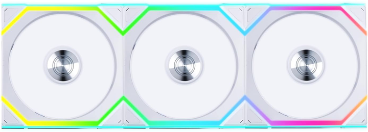 Zestaw wentylatorów Lian Li Uni Fan SL Wireless 120 Reverse Blade White (G99.12RSL1W3W.00) - obraz 1