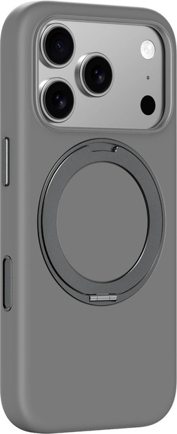 Etui plecki AMAZINGthing Cloudie with stand do Apple iPhone 17 Pro Max Gray (IP176.9PCGY) - obraz 2