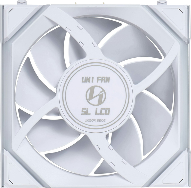 Wentylator Lian Li Uni Fan SL Wireless LCD 120 White (G99.12SLLCD1W1W.00) - obraz 4