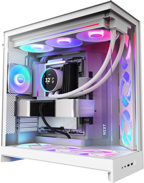Корпус NZXT H9 Flow RGB White (CM-H92FW-R1) - зображення 2