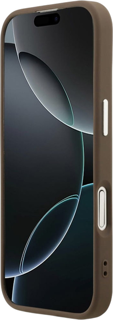 Панель Guess 4G Big 4G Classic Logo для Apple iPhone 17 Brown/Silver (3666339517915) - зображення 5