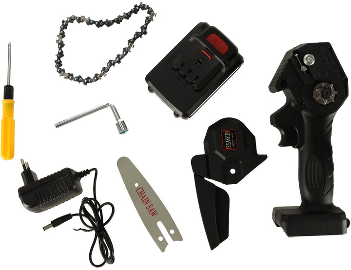 Акумуляторна ланцюгова пила KIK KX4655 ручна USB у валізі (5903039739031) - зображення 9