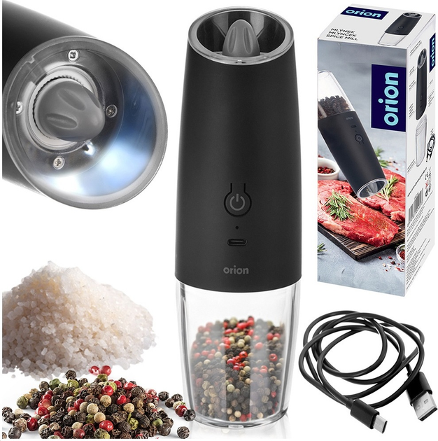 Млин Orion електричний чорний 20 см (8592381204693) - зображення 7