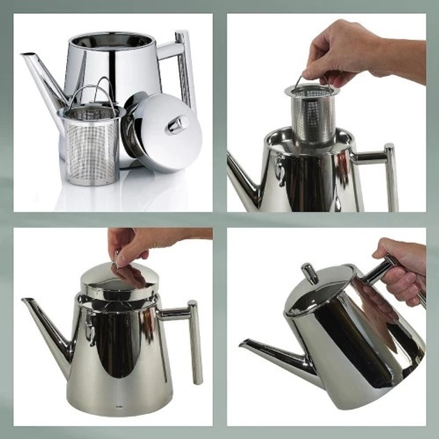 Czajnik Kela Ancona z zaparzaczem stalowy 0.9 l (4025457113550) - obraz 3