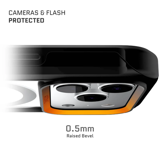 Etui Ghostek Atomic Slim MagSafe do Apple iPhone 17 Pro Black (840235314523) - obraz 3