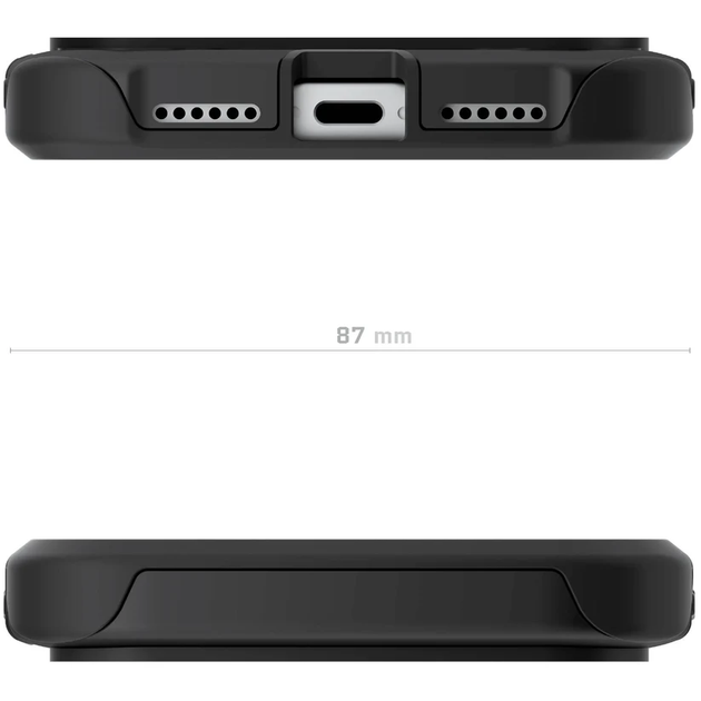 Etui Ghostek Atomic Slim MagSafe do Apple iPhone 17 Pro Max Black (840235314622) - obraz 8