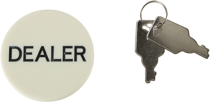 Набір для покеру Ikonka KX4409 у валізі 500 фішок 2 колоди карт (5903039742116) - зображення 7