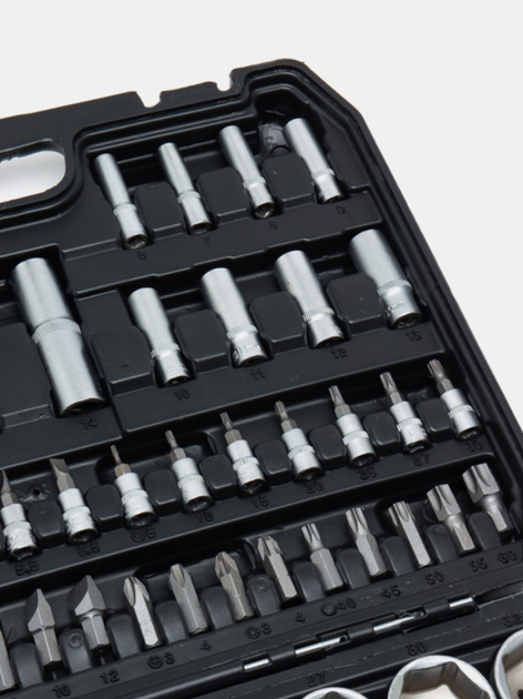Набор инструментов Partner PA-41082-5 1/2", 1/4" 108 предметов в кейсе - изображение 5