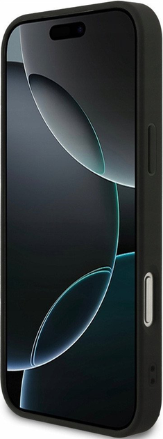 Панель Guess Saffiano Classic Logo MagSafe для Apple iPhone 17 Pro Max Black (3666339492403) - зображення 5