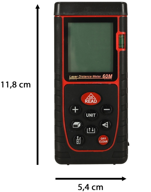 Dalmierz laserowy Kafuwell KX4711 60 m (5903039738287) - obraz 10