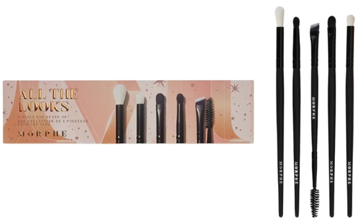 Zestaw pędzli do makijażu okolic oka Morphe All The Looks 5 szt (192608238685) - obraz 1