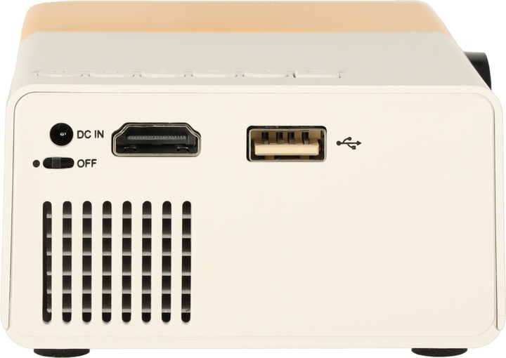 Projektor KIK KX3913 LED TFT LCD Biało-pomarańczowy (5903039749108) - obraz 4