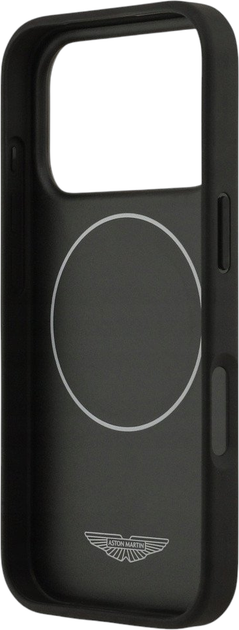 Панель Aston Martin HC Kevlar Counter Design MagSafe для Apple iPhone 17 Pro Black (ASHMP17LFCOS) - зображення 7