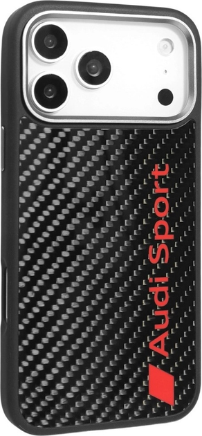 Etui plecki Audi R8 Carbon Fiber MagSafe do Apple iPhone 17 Pro Max Black (AUS-TPUPCMIP17PM-R8/D2-BK) - obraz 2