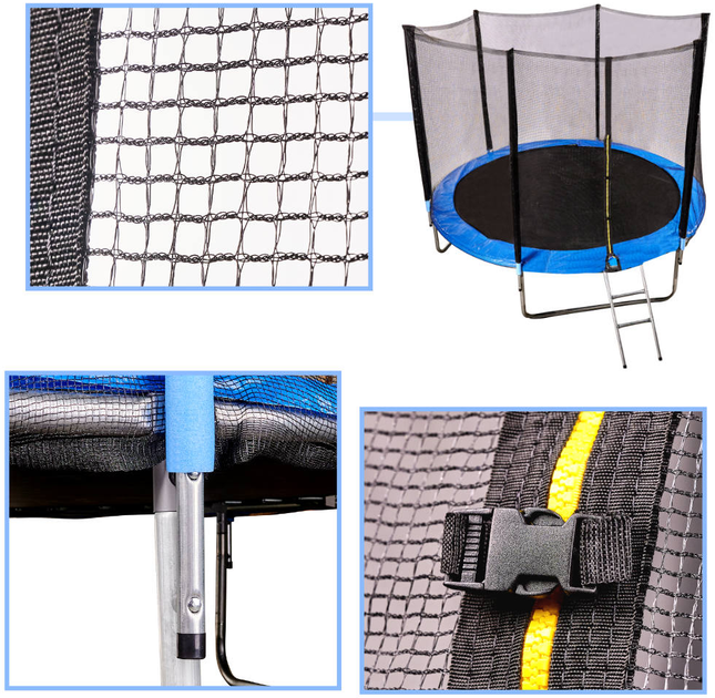Садовий батут Ikonka з сіткою 305 см (5903039746565) - зображення 4