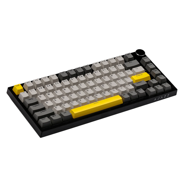 Механічна клавіатура AJAZZ AK820 Grey-Yellow RGB Підсвічування З Підтримкою HOT-SWAP Moon Yellow Switch - Фото 2 Механічна клавіатура AJAZZ AK820 Grey-Yellow RGB Підсвічування З Підтримкою HOT-SWAP Moon Yellow Switch - зображення 2