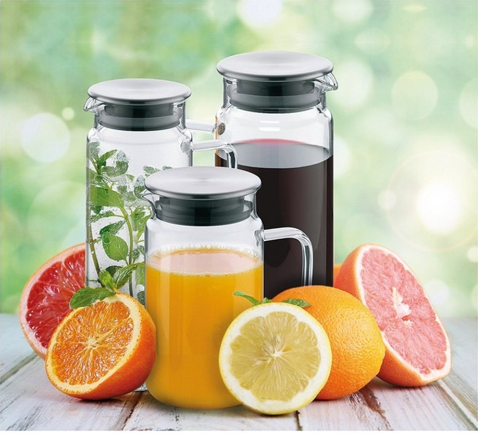 Dzbanek Kela Pitcher szklany z pokrywką 1.6 l (4025457113987) - obraz 5