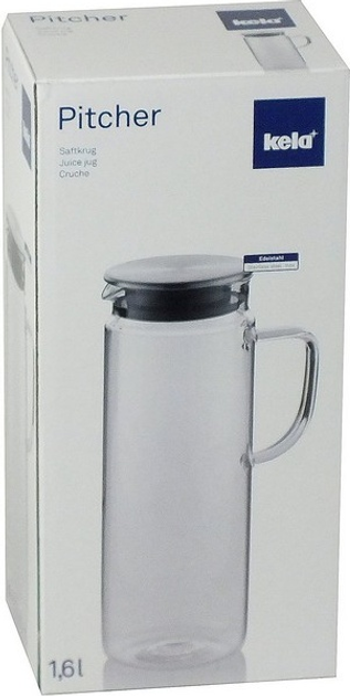 Dzbanek Kela Pitcher szklany z pokrywką 1.6 l (4025457113987) - obraz 7