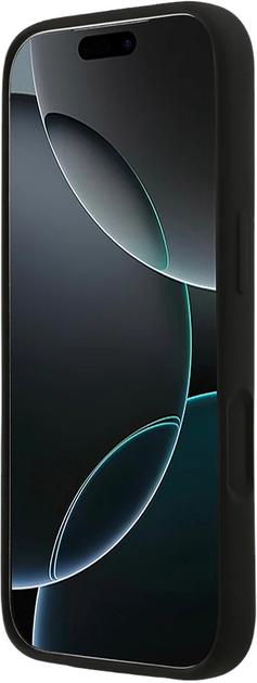 Панель Guess Silicone Big 4G Script для Apple iPhone 17 Pro Black (3666339522254) - зображення 2