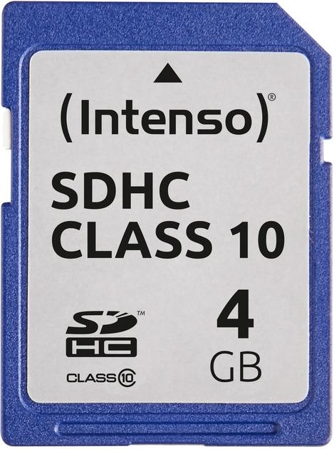 Карта пам'яті Intenso SDHC 4GB Class 10 (3411450) - зображення 1