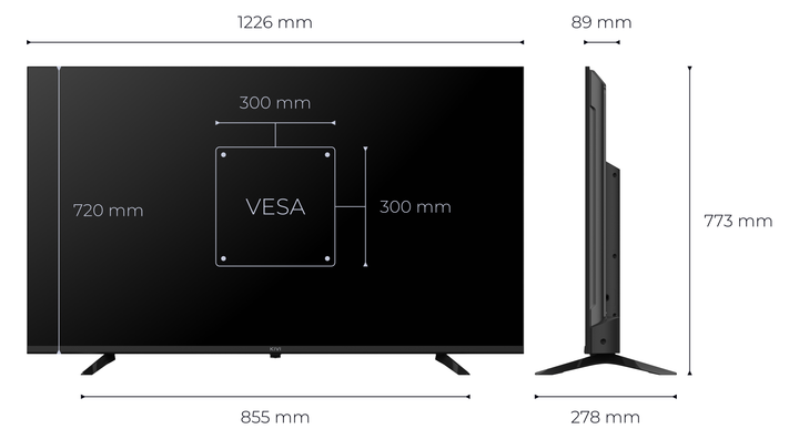 Телевизор Kivi QLED 55'' 55U820KB - Фото 17 Телевизор Kivi QLED 55'' 55U820KB - изображение 17
