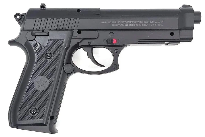 Пневматический пистолет Borner 92 (Beretta 92F, полимер) - изображение 2