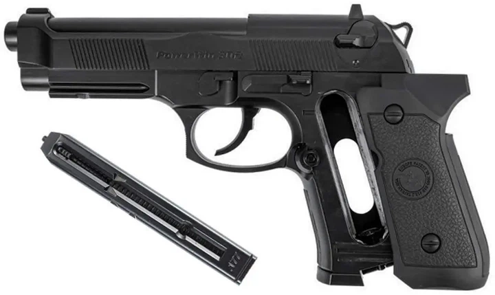 Пневматический пистолет WinGun 302 (Beretta M92 A1, полимер) - Фото 3 Пневматический пистолет WinGun 302 (Beretta M92 A1, полимер) - изображение 3