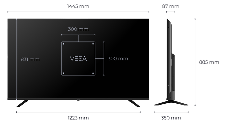 Телевізор Kivi QLED 65'' 65U820KB - Фото 17 Телевізор Kivi QLED 65'' 65U820KB - зображення 17