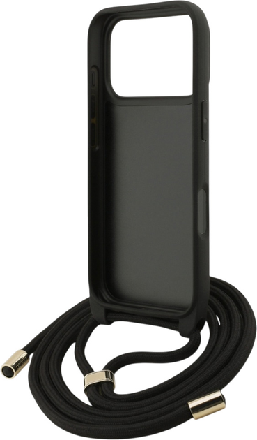Панель Guess 4G Big Logo Cord Stap Crossbody для Apple iPhone 17 Pro Black (3666339526757) - зображення 6