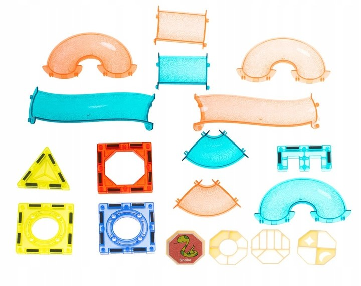 Klocki magnetyczne KIK Light Magnetic 202 elementy (5903039737693) - obraz 8