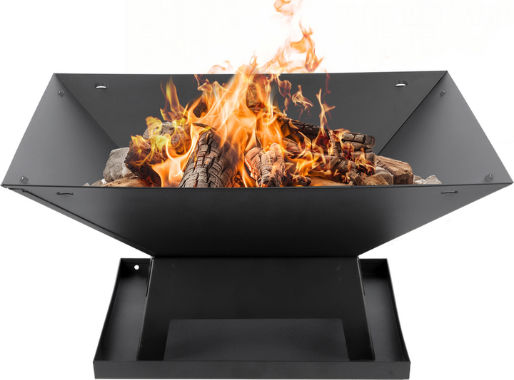 Palenisko ogrodowe LUND stalowe z pokrywą 45 x 45 cm 99715 (5906083093845) - obraz 8