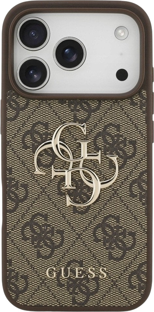 Панель Guess 4G Big Logo для Apple iPhone 17 Pro Brown (3666339491543) - зображення 3