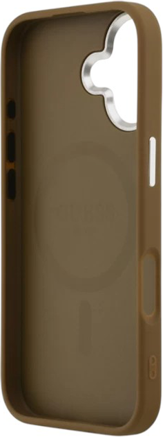 Панель Guess Triangle Logo MagSafe для Apple iPhone 17 Brown (3666339515515) - зображення 7