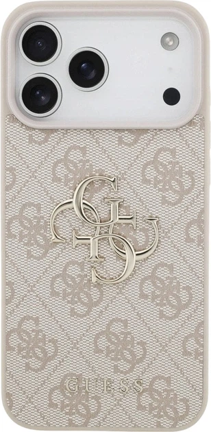 Панель Guess 4G Big Logo для Apple iPhone 17 Pro Max Pink (3666339491598) - зображення 3