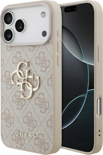 Панель Guess 4G Big Logo для Apple iPhone 17 Pro Max Pink (3666339491598) - зображення 1