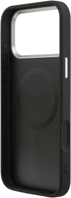 Панель Guess Triangle Logo MagSafe для Apple iPhone 17 Pro Max Black (3666339515225) - зображення 7