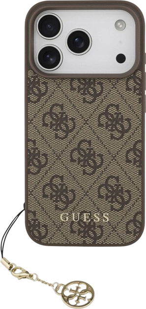 Панель Guess 4G Charms Collection MagSafe для Apple iPhone 17 Pro Brown (3666339525637) - зображення 2