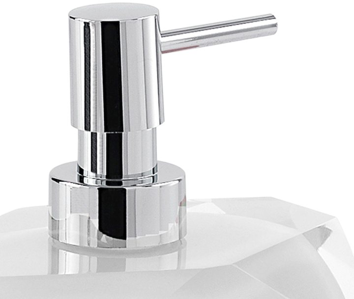 Dozownik mydła w płynie Gedy Chanelle CH80-02 biały  - obraz 4