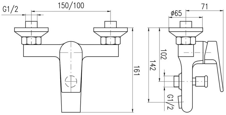 Bateria wannowa Domoletti Colorado DCO154.5CMAT - obraz 2