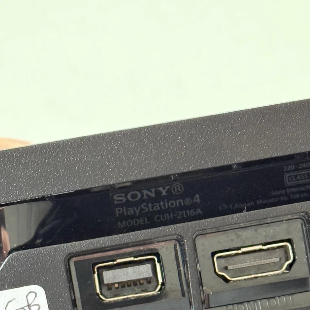 Ігрова Консоль Sony PlayStation 4 Slim 1000 ГБ (1 ТБ) Jet Black Б/У + 1 Гра на диску - изображение 4