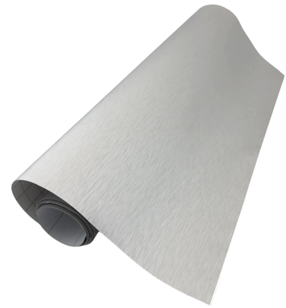 Самоклеюча плівка Ikonka 1.52 x 30 м Металік матова сіра (5903039720473) - зображення 1