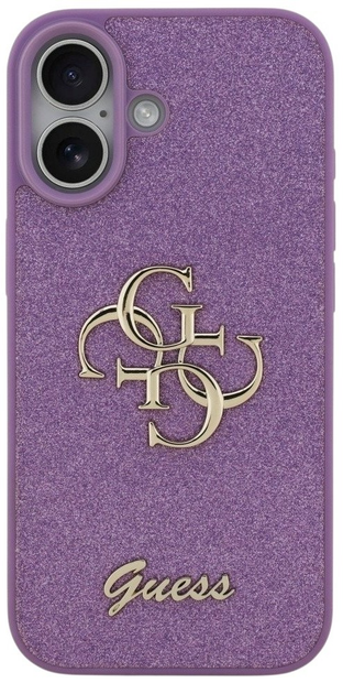 Панель Guess Fixed Glitter Big 4G для iPhone 17 Lilac - зображення 2