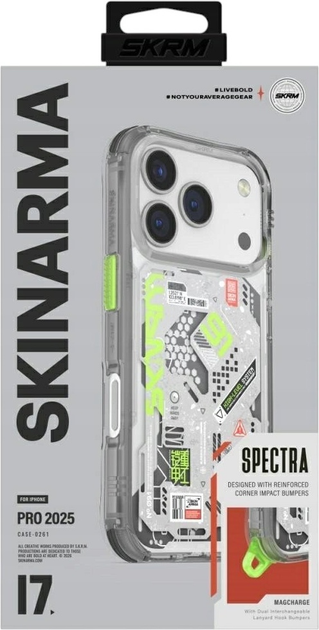 Etui SkinArma Spectra do Apple iPhone 17 Pro Clear (8886461248586) - obraz 5
