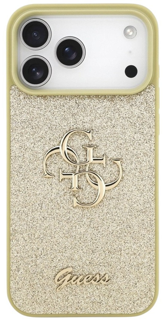 Панель Guess Fixed Glitter Big 4G для iPhone 17 Pro Max Gold - зображення 2
