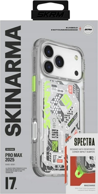 Etui SkinArma Spectra do Apple iPhone 17 Pro Max Clear (8886461248609) - obraz 5